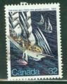 Canada 1984 Y&T 870 oblitr Visite des grands voiliers  Qubec