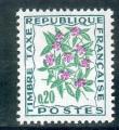 FRANCE NEUF taxe ** n 98 YVERT ANNE 1964/71 fleur pervenche