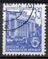 ALLEMAGNE (RDA) N 158 o Y&T 1953 Plan quinquennal (Palais des sport  Berlin) 