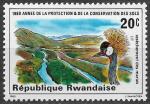 RWANDA - 1981 - Yt n 966 - N** - Protection conservation des sols ; asschement