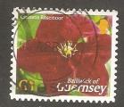 Guernsey - Michel 990   flower / fleur