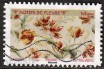 AA1998 - Srie "motifs de fleurs" :tulipes - oblitr- anne 2021