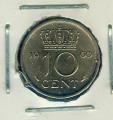 Pice Monnaie Pays Bas  10 Cents 1960   pices / monnaies