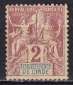 inde franaise - n 2  neuf sans gomme - 1892