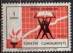 TURQUIE N° 1904 *(nsg) Y&T 1969 Symboles (statistique)