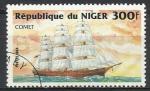 Niger 1984; Y&T n 643; 300F Bteau, voilier, le Comet