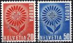 Suisse 1964 - YT 735 & 736 ( Europa CEPT ) Ob 