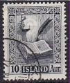islande - n 245  obliter - 1953