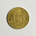 Superbe & Rare Pièce de 100 Francs Napoléon III Strasbourg 1863  G. 1136