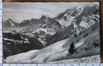 CP 74 Megve - le Mont-Blanc vu du mont d'Arbois (crite 1962)