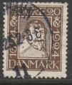 Danemark  "1924"  Scott No. 174  (O)  