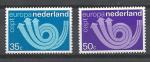 Europa 1973 Pays-Bas Yvert 982 et 983 neuf ** MNH