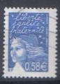 FRANCE 2002 - YT 3451 - Marianne de Luquet (du 14 juillet) (0.58 E bleu)