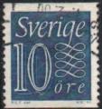 Sude 1957 - Timbre usage courant, chiffres, obl. - YT 417 