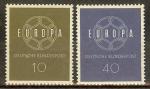 ALLEMAGNE N193/194** (europa 1959) - COTE 2.50 