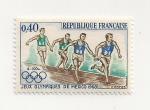TIMBRE FRANCE N 1573 ** JEUX OLYMPIQUES DE MEXICO NEUF 