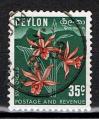 Ceylan / 1951 / Orchides / YT n 287, oblitr