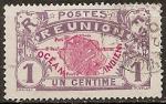 runion - n 56  obliter - 1907/17