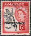 Jamaque 1962 - Manakin  longue queue, surcharg Independence 1962 - YT 193 
