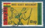 Ghana N297 Cinquantenaire du scoutisme ghanen oblitr