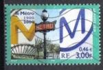   Timbre France 1999 - YT 3292  - centenaire du mtro parisien