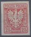 Pologne : n 143 nsg neuf sans gomme anne 1919
