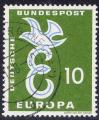 Timbre oblitr n 164(Yvert) Allemagne 1958 - Europa
