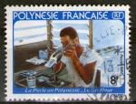 **   POLYNESIE Fr.    8 F  1982  YT-178  " Le greffeur "  (o)   **