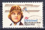 ETATS UNIS - 1980 - Blanche Stuart Scott -  Yvert PA 93 oblitr