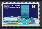 NATIONS UNIES - NY - 1971 - Yt n 215 - N** - Sige de l'ONU