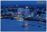 Carte Postale Moderne non crite Thalande - Pattaya Beach city at night