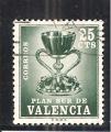 Espagne N Yvert 1421 - Edifil Valencia 4 (oblitr)