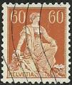 Suiza 1917-22.- Helvetia. Y&T 165. Scott 140. Michel 140x.