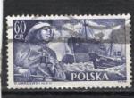 Timbre Pologne / Oblitr / 1956 / Y&T N851.
