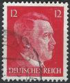 Allemagne - REICH - 1941/43 - Yt n 710B - Ob - Hitler 12p rouge