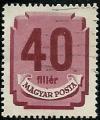 Hungra 1946-50.- Cifra. Y&T 177. Scott J194E. Michel P183Y