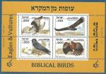 Isral Bloc N28 Oiseaux bibliques - Vautours, aigle et faucon neuf**