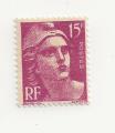 FRANCE STAMP N 832 " CENTENAIRE DU TIMBRE , MARIANNE 15F ROUGE " NEUF X TB