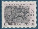 Autriche N914 Journe du timbre - voiture romaine neuf**