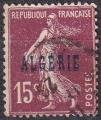 ALGERIE - 1924  - Semeuse  - Yvert 12 oblitr