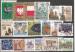 Pologne lot de 18 timbres oblitrs