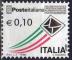 Italie 2011 - srie courante: envol d'une enveloppe, autocollant - YT 3152 