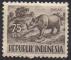 INDONESIE N 75 *(nsg) Y&T 1956-1958 Rhinoceros