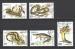 Animaux Reptiles Laos 1994 (124) srie complte Yv 1134  1138 oblitr
