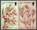 Guernesey 1988 - Fleurs Joshua Gosselin, 23 p en paire- YT 435-36/SG 436a**