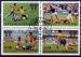 SAO TOME ET PRINCIPE N 506-509 o 1978 Bloc de 4 timbres ARGENTINE 78 