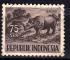 AS13 - Anne 1956 - Yvert n 125 - Rhinocros de Sumatra (Dicerorhinus sumatrens
