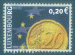 Luxembourg 2001 - oblitr - monnaie europenne