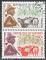 DAHOMEY N 181 et 188 de 1963 oblitrs (les 2 timbres  ce type)