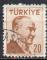 TURQUIE N° 1306 o Y&T 1956 Portrait d'Atatürk